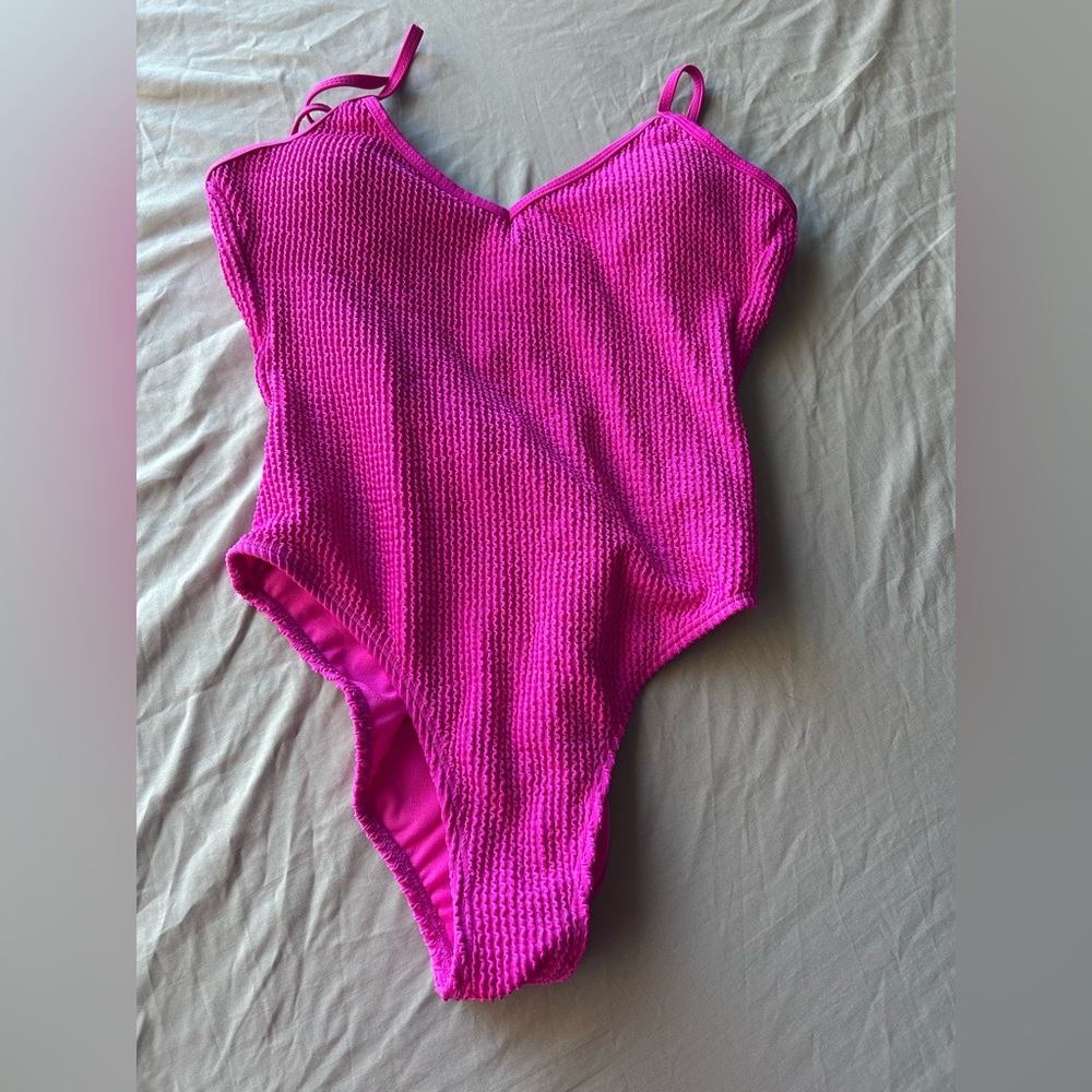 Vibrant Pink Women’s One Piece Swimsuit